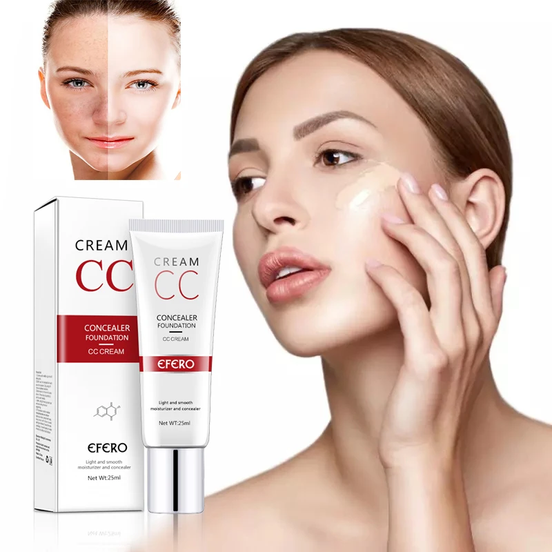 

EFERO BB Cream Makeup Face Foundation CC Cream Brightening Concealer Cream Whitening Foundation Concealer Base Primer Concealer
