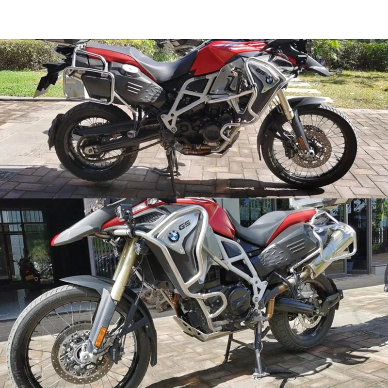 

Motorcycle Full Exhaust System Header Link Pipe Stainless Steel Front Pipe For BMW F650GS F700GS F800GS ADV Slip On Modified