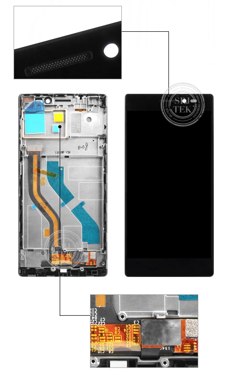 SRJTEK для lenovo Vibe X2 ЖК-дисплей для lenovo Vibe X2 сенсорный экран дигитайзер для Vibe X2 Дисплей с рамкой для lenovo Vibe X2 стекло