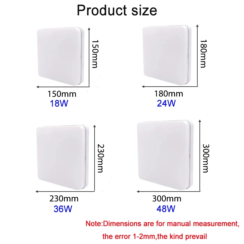 

48W Square Panel Lamp Ceiling Light