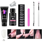 Набор гель-лака для наращивания ногтей, 15 мл, 30 мл, прозрачный дизайн ногтей Камуфляжный цвет