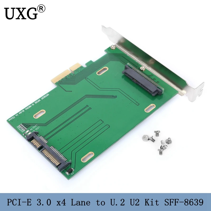 PCI-E 3 0x4 Lane к U.2 U2 Kit SFF-8639 основной адаптер для Intel материнской платы и 750 NVMe PCIe SSD |