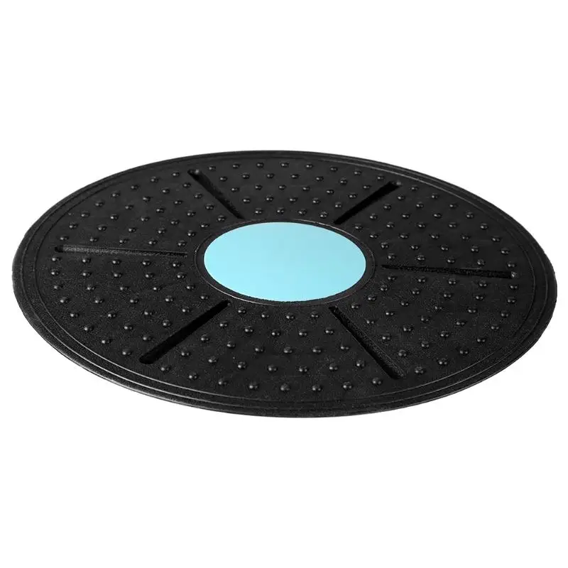 

360 Degree Fitness Balance Board Rotatable Massage Disc Round Plates Board Gym Waist Twisting Exerciser 160kg Random Color