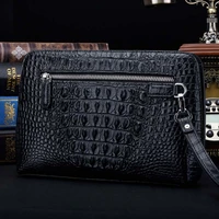 ourui true crocodile men Hand caught Wine red handbags The new men clutch bag men bag