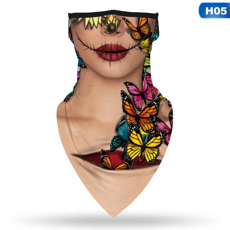 

Face Mask Tube Head Scarf Bandana Face Cover Mask Scarf Biker Gaiter Neck Face Shield Mouth Cover Headband Printed Sunscreen