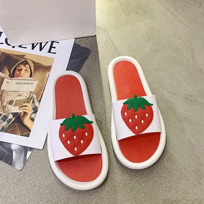 

LLUUMIU Slipper Women's Indoor slippers girls Bathroom Household ladies Slippers home slides women lovely Bear rabbit kids