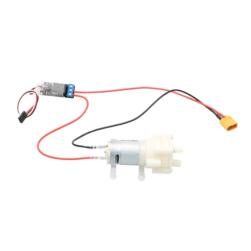 Juego de interruptor de rel&eacute; de Control remoto de bomba de agua con enchufe XT60/T, accesorios de Control de refrigeraci&oacute;n de agua para barco remolcador RC, 4,8 v-12v, 1 Juego-1