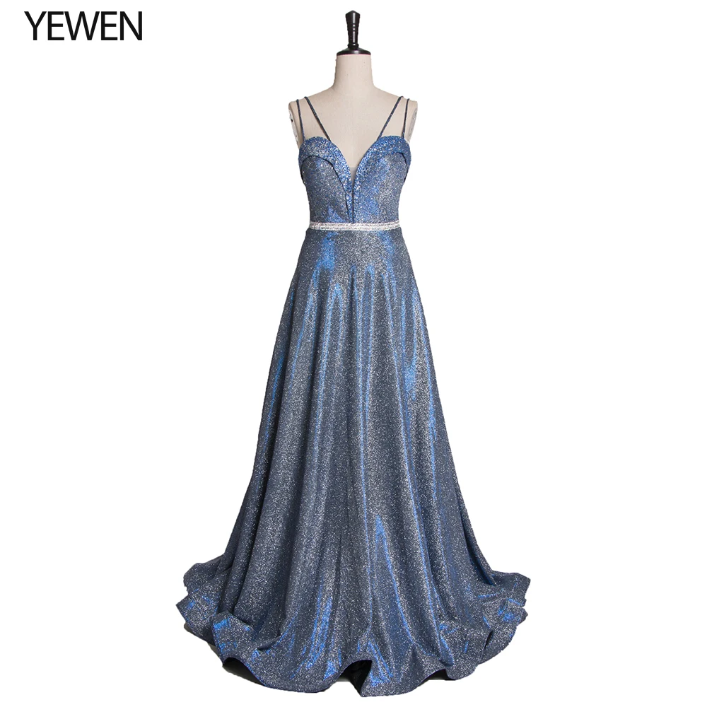 Новинка 2019 вечерние платья с двойными бретельками длинное вечернее платье