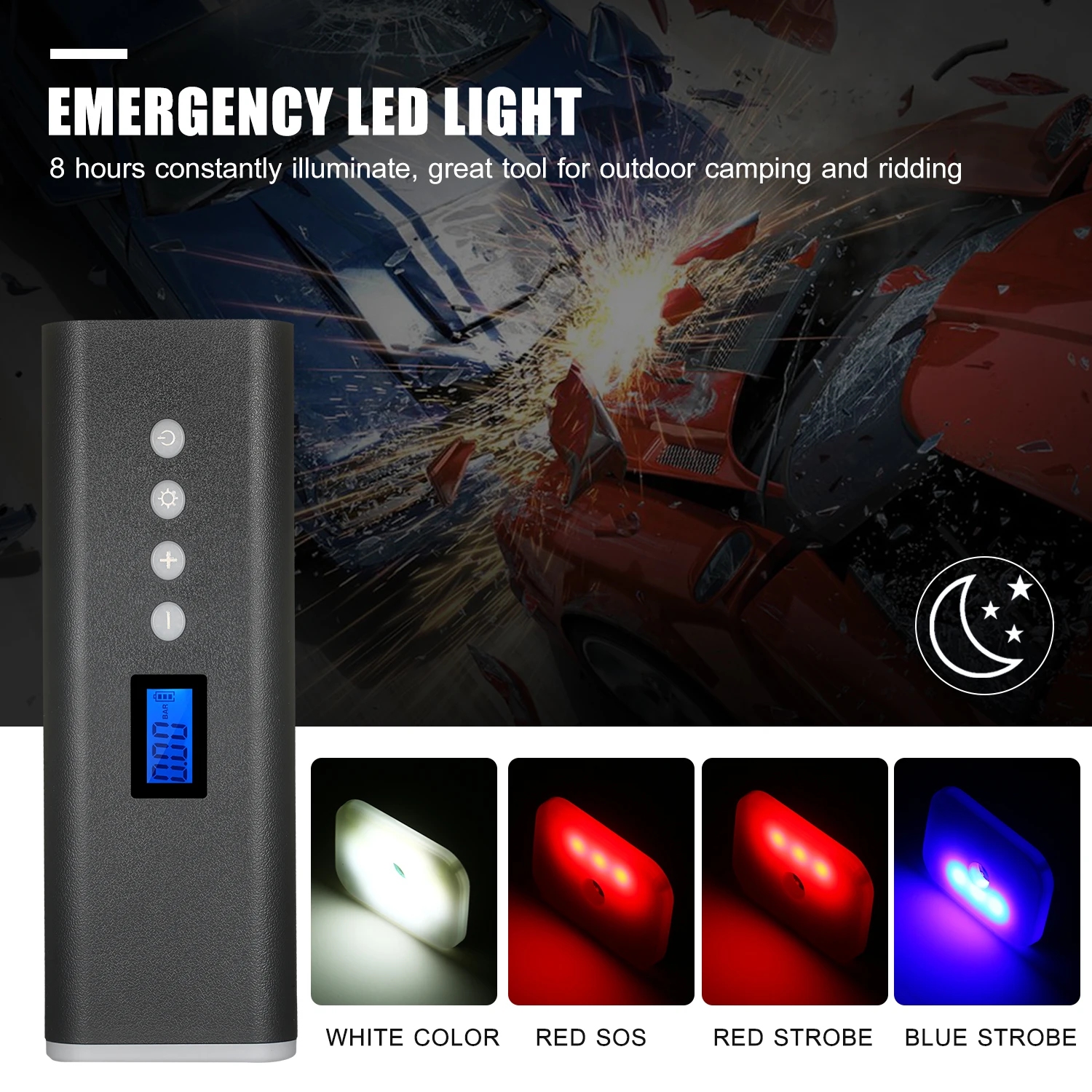 Ручной беспроводной насос для шин воздушный компрессор портативный автомобиля