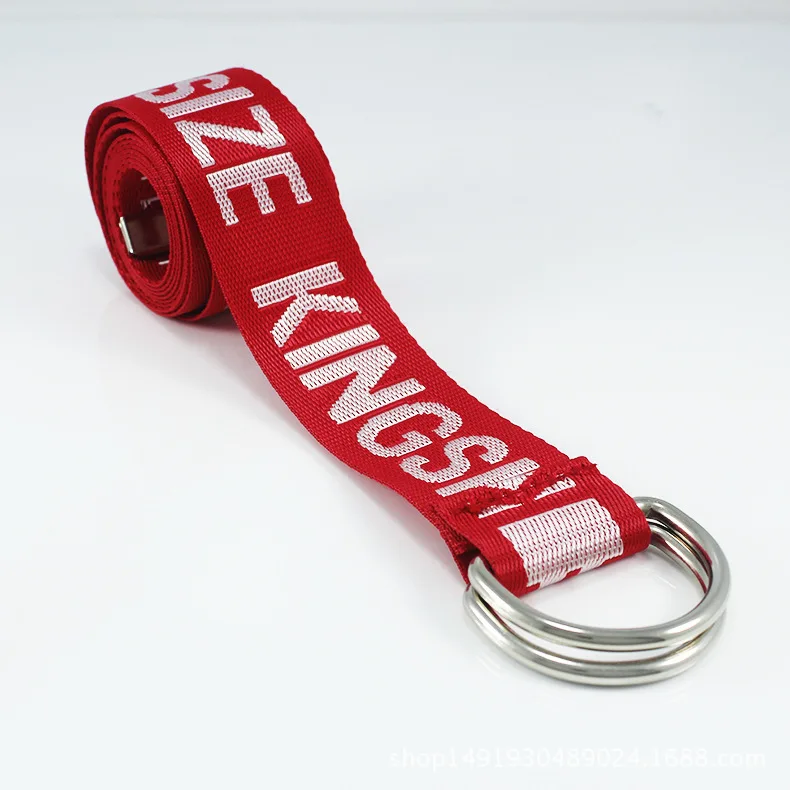 130 см Новая мода харадзюку Женский взрослый тканевый нейлоновый ремень с