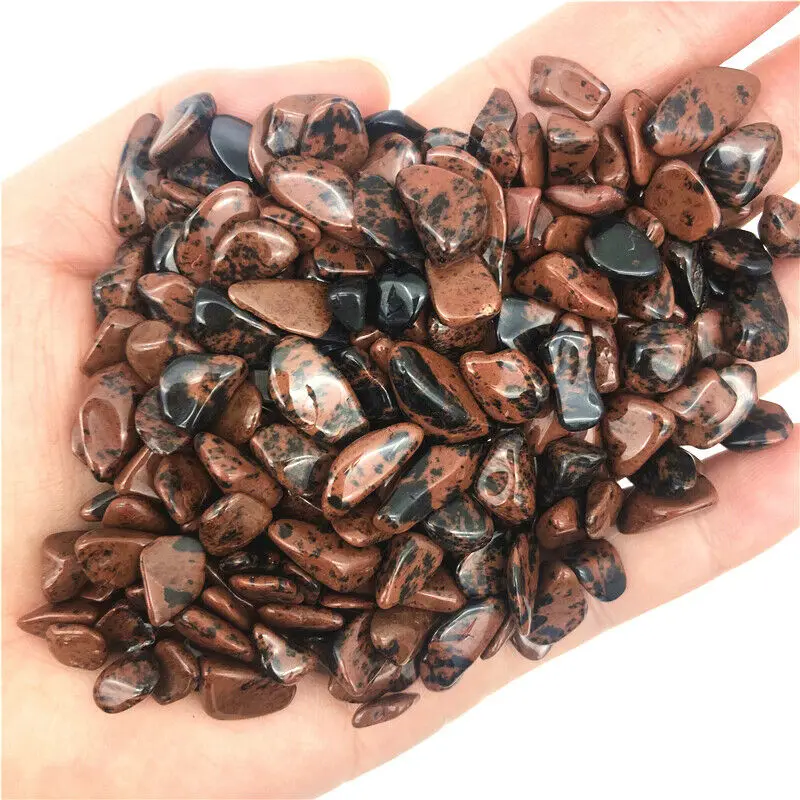 7-9 мм 50 г натуральный красный обсидиан разобранный кристалл крупная полировка