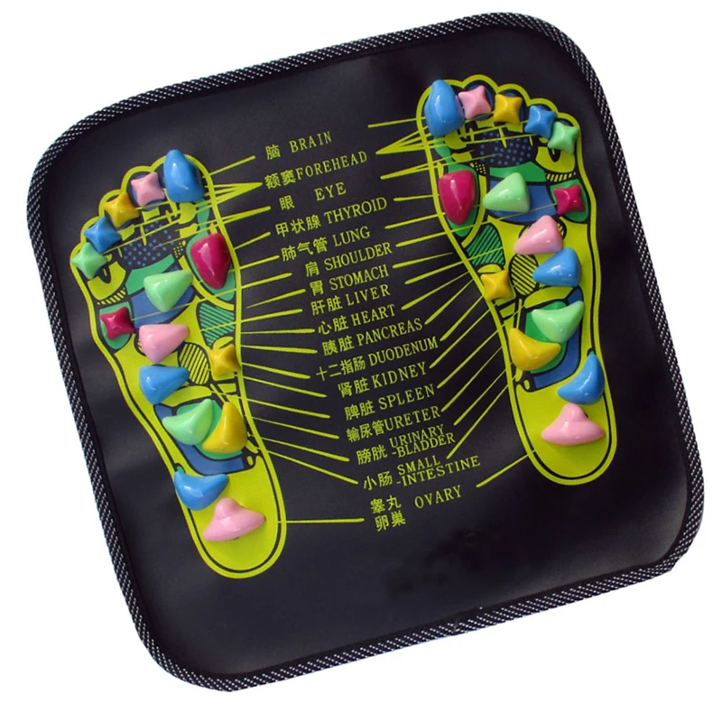 

Foot Acupressure Mat Walk Stone Foot Leg Pain Relieve Relief Walk Massager Mat Health Care Acupressure Mat Pad Massageador