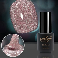 contigo latest glitter semi permanent varnish 7ml broken diamond gel nail polish uv led semipermanent nail polish gellac enamel