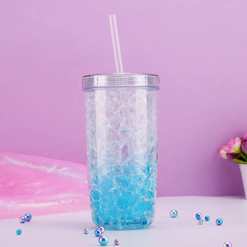 Корейская многоразовая соломенная чашка креативная пластиковая кружка для