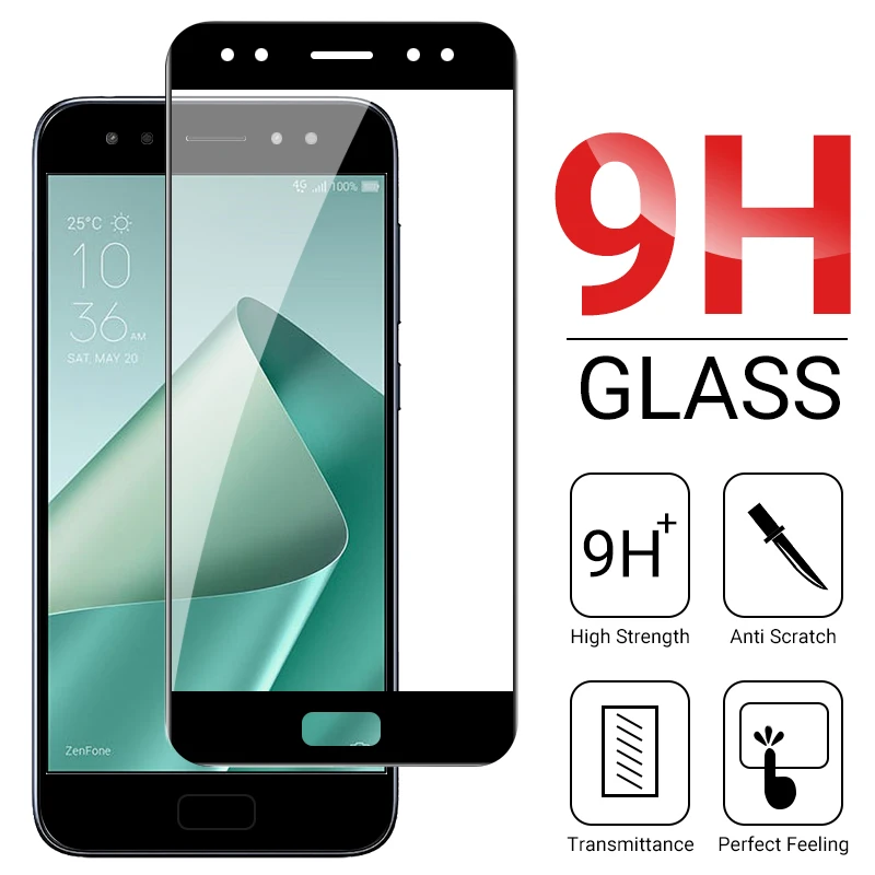

9H Tempered Glass Film For Asus Zenfone 3 Max 4 Pro Selfie 5Q Max Pro Max M2 Glass On Asus Rog Phone 5 Screen Protector Film