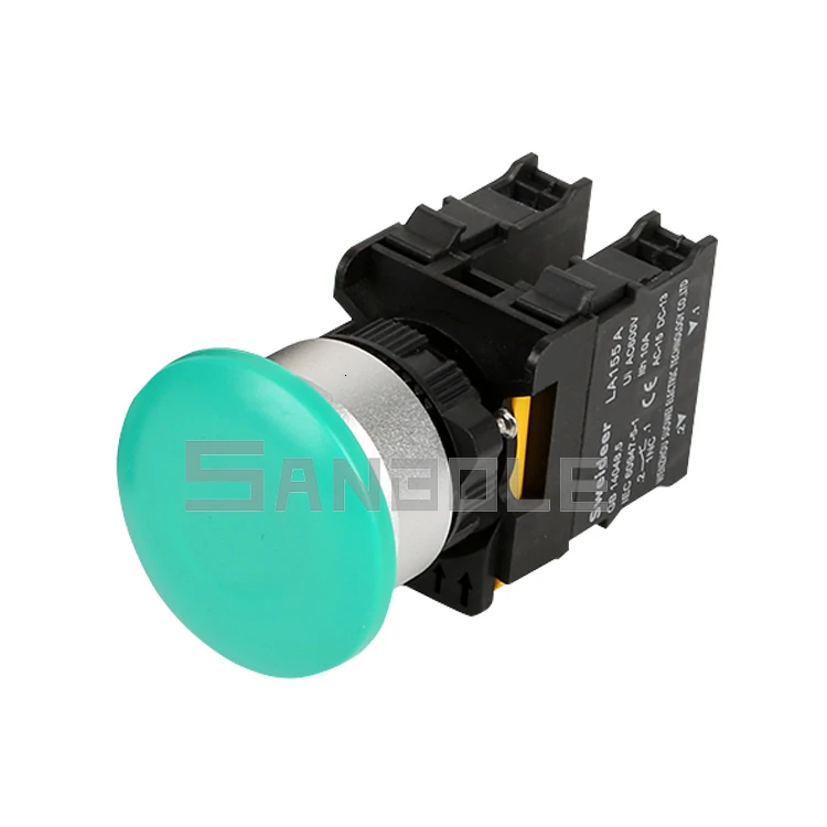 22 мм сброс грибной головки Водонепроницаемая нажимная кнопка переключатель Пуск