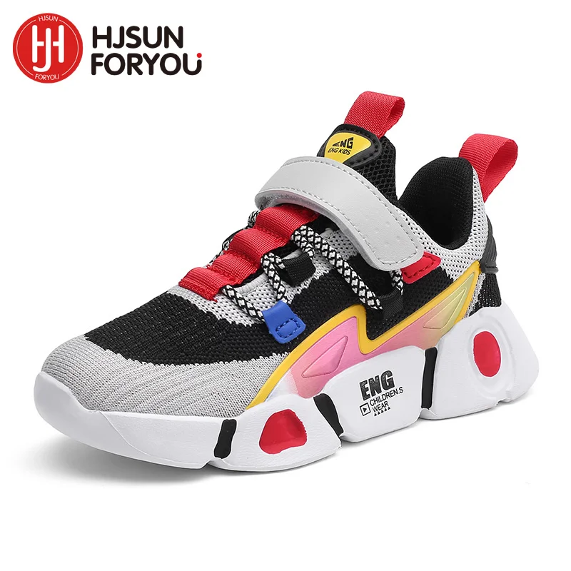 2022 Spring Autumn Brand Children Shoes Non-slip Kids Running Boys Fashion Breathable Sneakers Girls Casual Sports | Детская одежда и