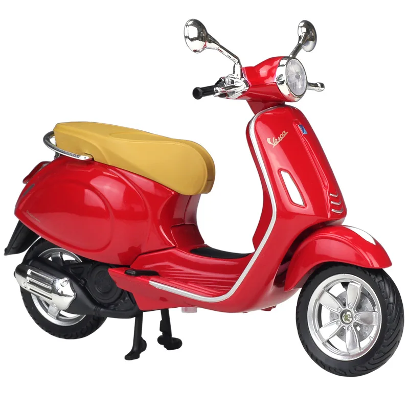 Миниатюрная гоночная игрушка Maisto 1:12 Vespa Primavera Масштаб 150 для мотоцикла литый под