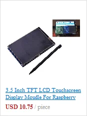 Дисплей 3,5 дюйма с технологией TFT, ЖКД, сенсорной панелью для raspberry pi 2 Модель B& RPI B+ raspberry pi 3