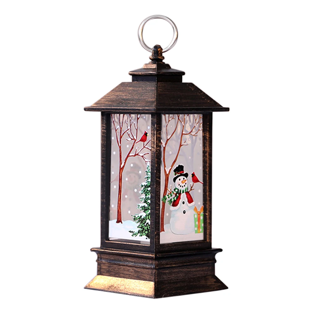 Светильник с рождественским пламенем светодиодный светильник изображением