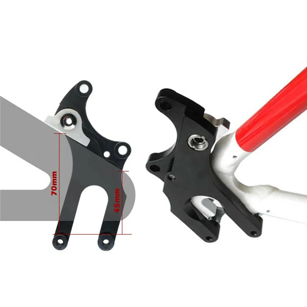 road bike disc brake adapter no disc brake fixed seat converter durable metal bicycle accessories folding bike free global shipping