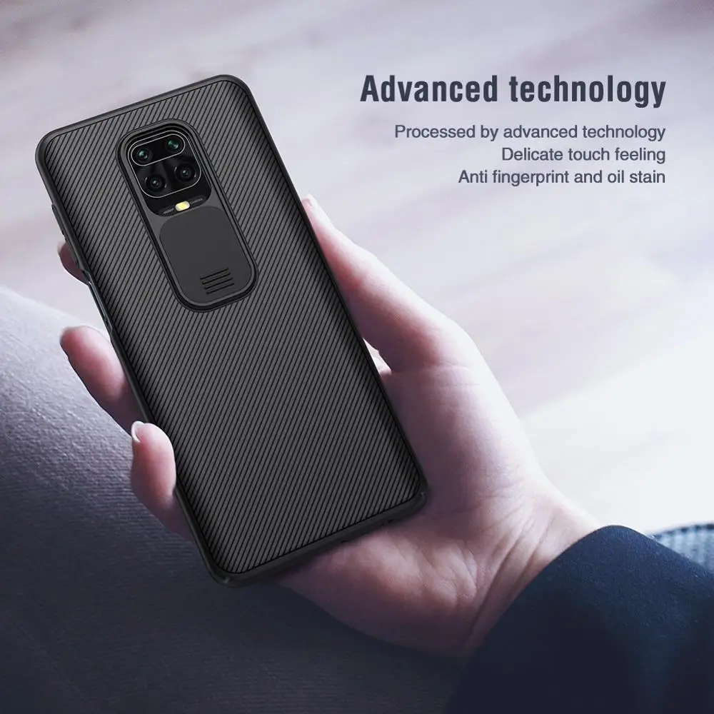 Для Xiaomi Redmi Note 9s 9 Pro Max чехол 6 69 ''nillkin CamShield слайд задняя крышка защищает камеры