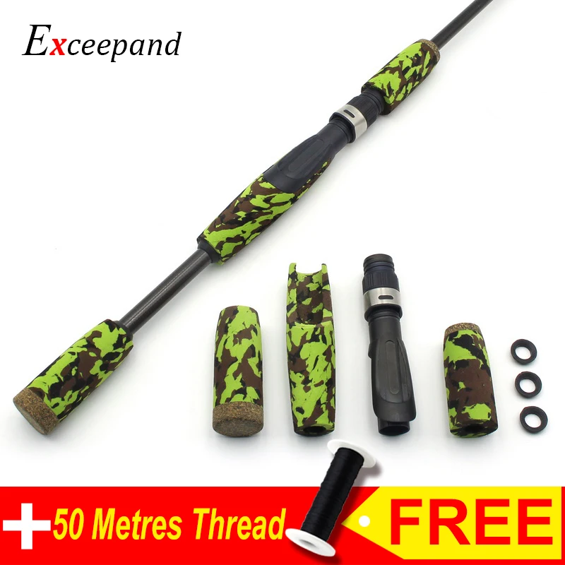Exceepand CAMO Rod Building EVA камуфляжная спиннинговая ручка для рыболовной удочки и тип ips катушка для ремонта седла