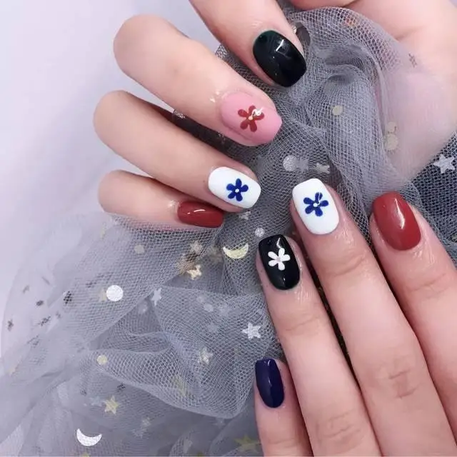 Весенне-летние серии наклеек для дизайна ногтей слайдер наклейки цветы фрукты