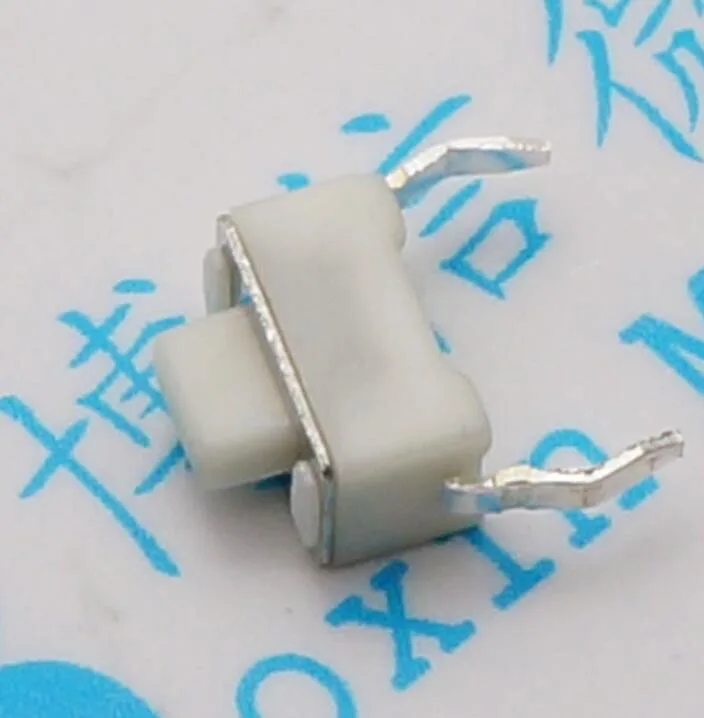 

100 шт. 3*6*5 мм 2pin DIP такт переключатель кнопочный Белый Кнопочный сенсорный переключатель 3x6x5H 3*6*5