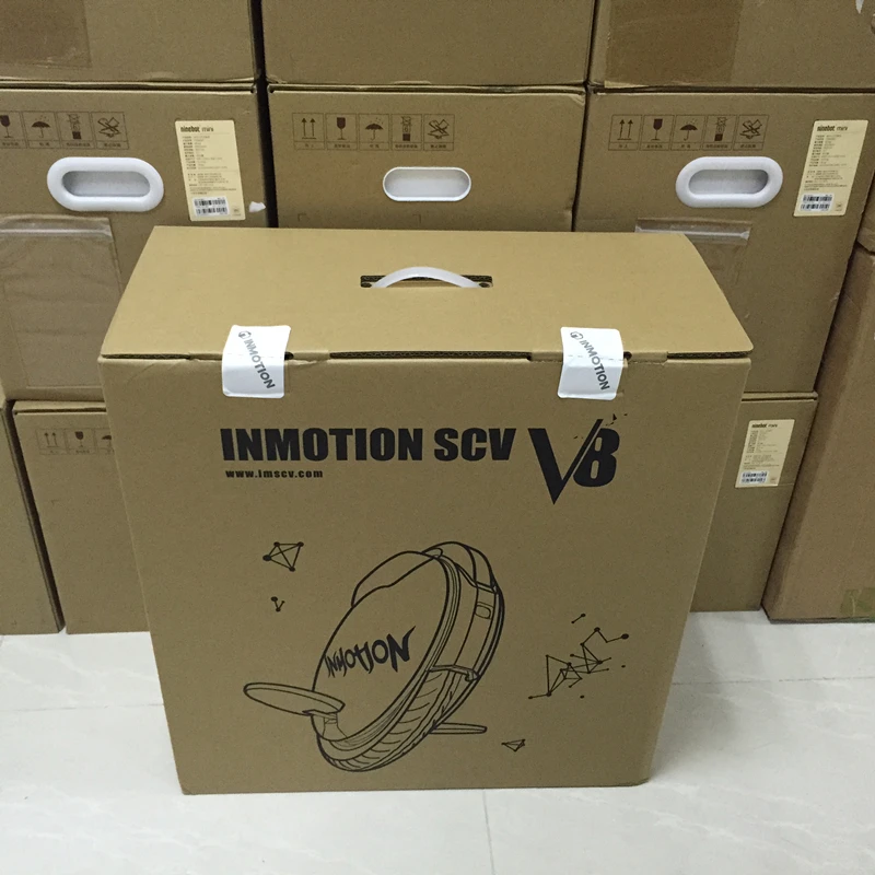2020 Original INMOTION V8 Unicycle Self Balancing Scooter With Decorative Lamps 30km/h Monowheel One Wheel Electric Hover Board | Спорт и