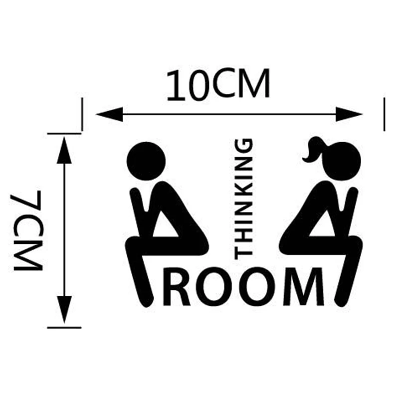 Настенные Стикеры для ванной комнаты украшение дома съемный туалет гостиная