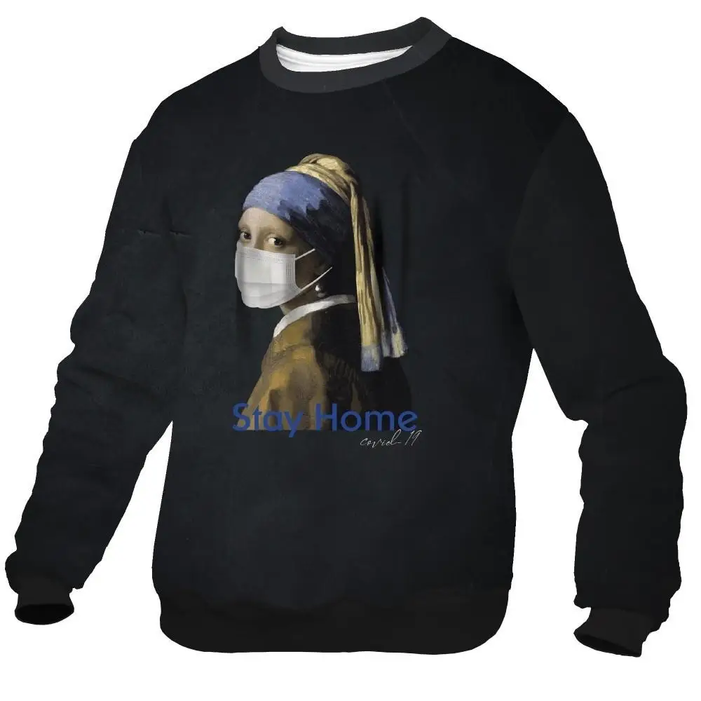 

Girl With a Pearl Earring Basic Sweatshirt