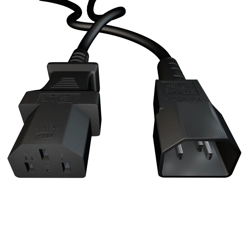 TOWE PDU server power cable C13 to C14 conversion extension 1.5 mm² TW-F-C13 / C14-1.8m | Безопасность и защита