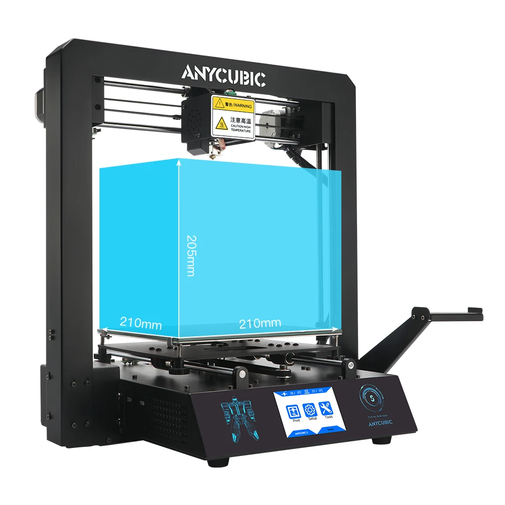 3D принтер Anycubic Mega s филаментная печать полностью металлическая рама промышленный