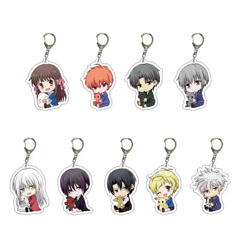 Фрукты корзина аниме брелок Toru Honda Soma Yuki Kyo Shigure Hatori Hatsunaru Ayame Momiji Kagura Kisa Hiro Ritsu Akito