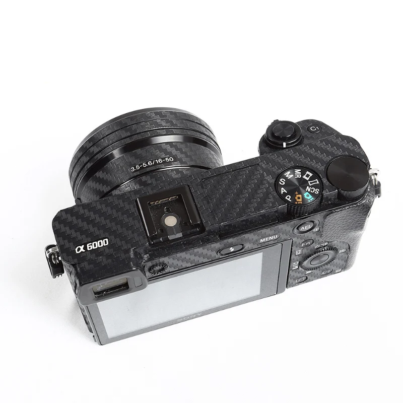 Из углеродного волокна с защитой от царапин защитная пленка для SONY A6000 A6100 A6300 A6400