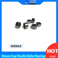 sce812 bearing 12 717 46219 05 mm 5 pcs drawn cup needle roller bearings b812 ba812z sce 812 bearing