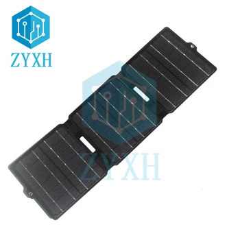 Waterproof 15W Solar Panel Foldable 2*USB 5V Output Power Bank Solar Cell Travel Outdoor Battery Charge For iPhone Huawei Xiaomi