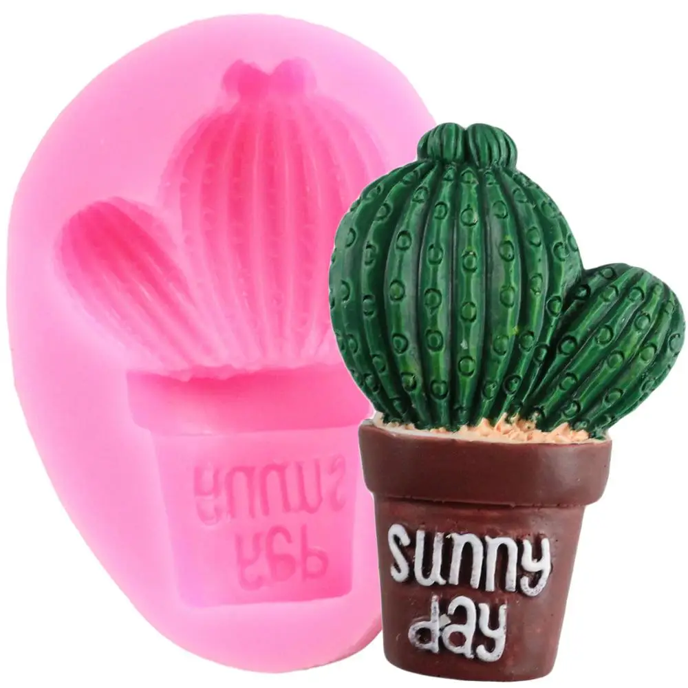 Кактус силиконовые формы суккулентные растения DIY ручной работы мыло