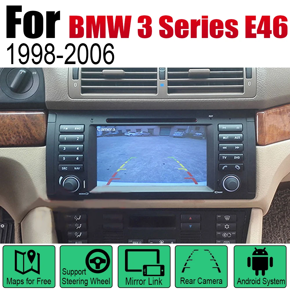Автомобильный DVD плеер GPS навигация для BMW 3 серии E46 1998 ~ 2006 автомобильный Android