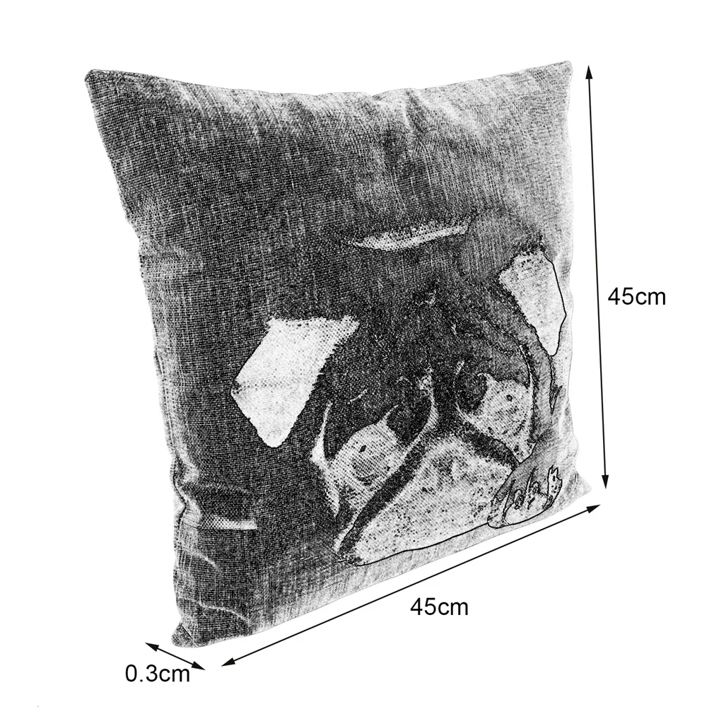 Забавная одежда с принтом животными Собака офисный диван подушкой крышка из