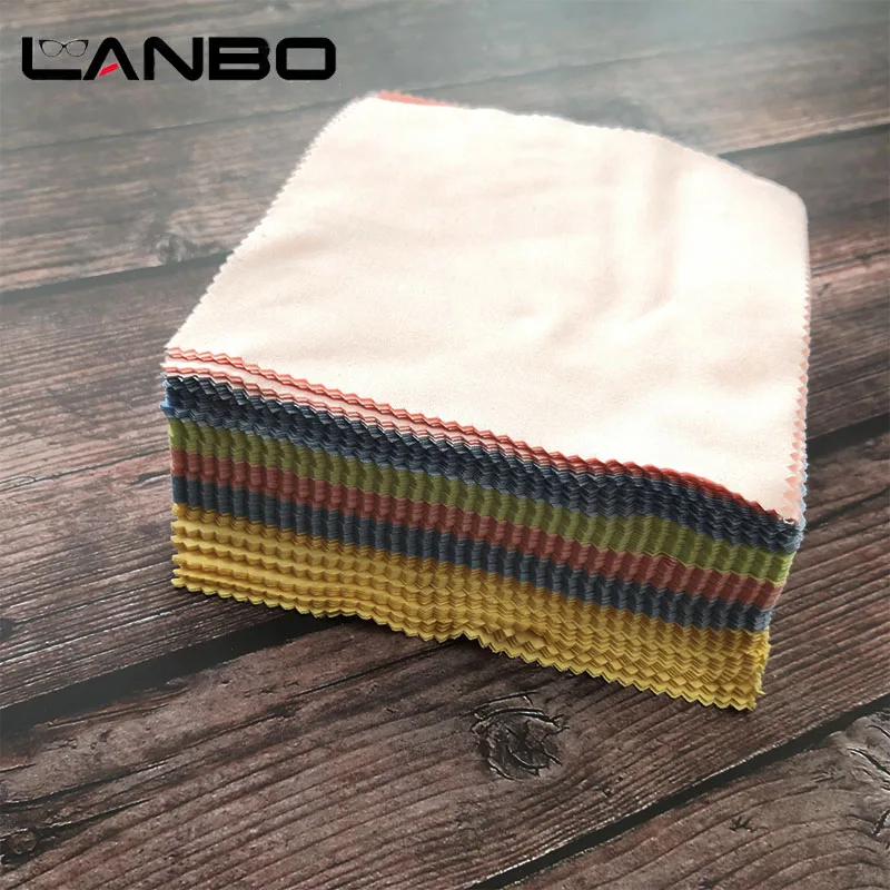 Фото Салфетка для чистки солнцезащитных очков LANBO, 30 шт., 15 х15 см, из микрофибры, очки со встроенной камерой, тряпки для вытирания пыли, салфетки №4