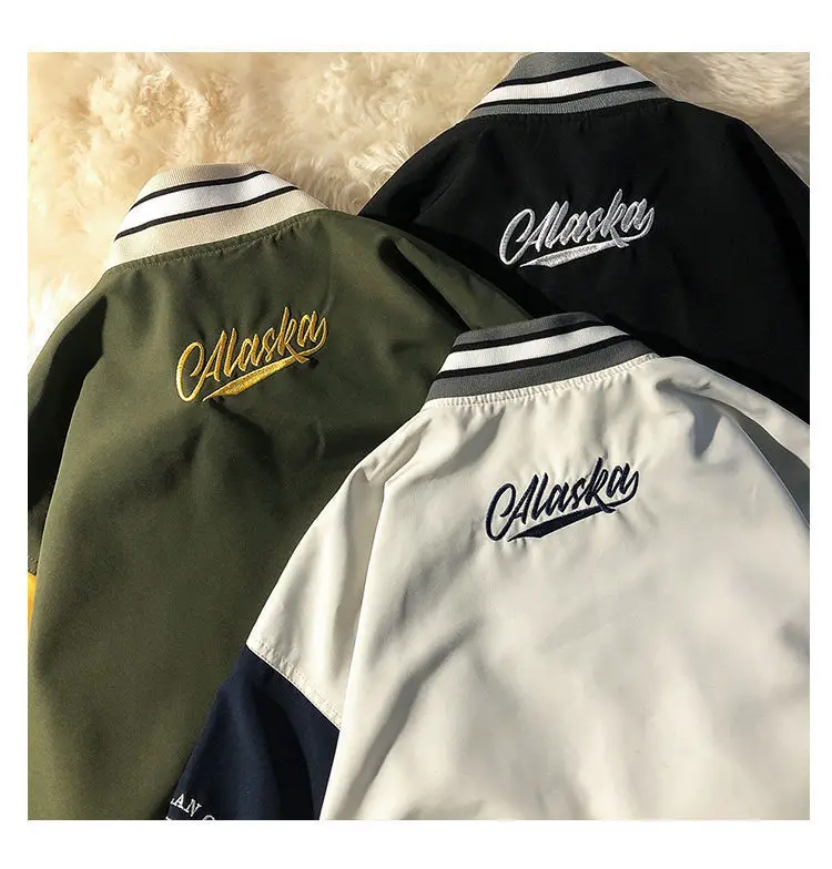 

High-quality baseball jackets for women new loose thin letter coat couple retro clothes oversize jacket 2021 spring and autumn
