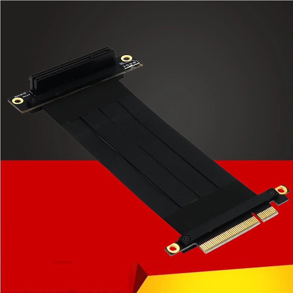 PCI Express Удлинительный кабель PCIE X8 к для подъема видеокарт под прямым углом 90