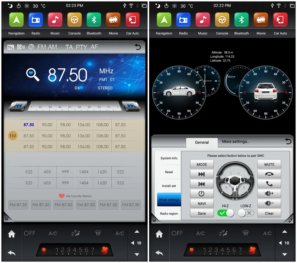 Ips Экран 2 din 12," 6-Core Android 9,0 Универсальный Автомобильный dvd видео плеер радио gps Bluetooth 5,0 WI-FI легко подключить 4 Гб+ 32 ГБ