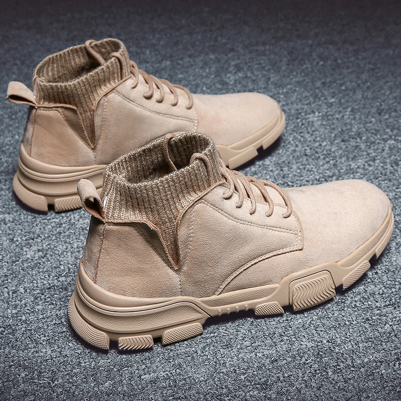 

Men Casual Shoes Desert Military Tactical Boots Male Outdoor Waterproof Hiking Shoes Sneakers Non-slip Wear Sports Combat Boots