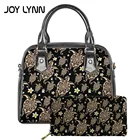Женская сумка-тоут JOY LYNN из искусственной кожи, сумочка на плечо в стиле ретро, повседневный Роскошный кошелек, элегантный мессенджер