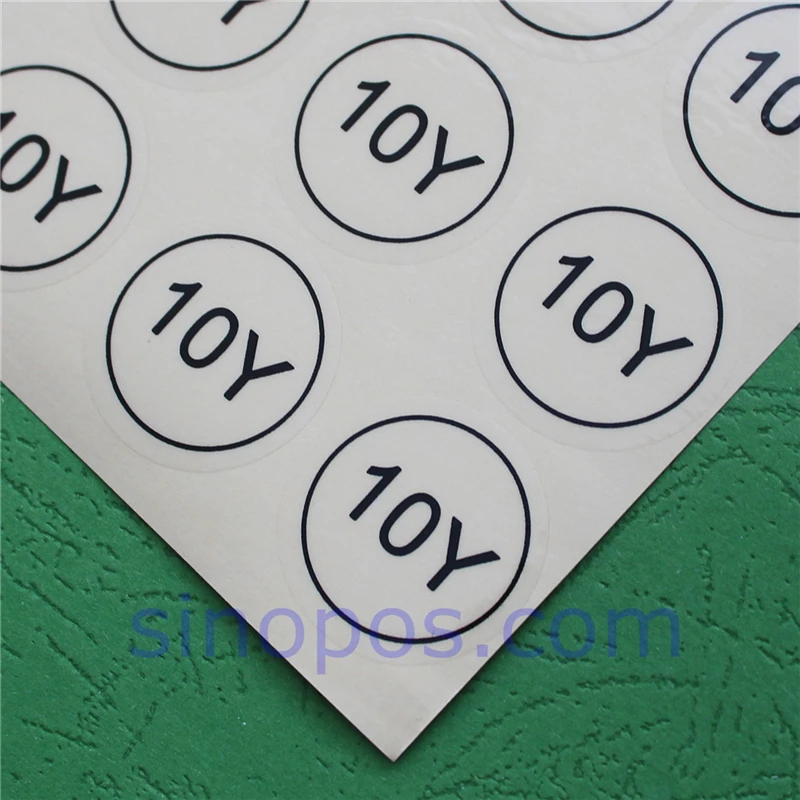 Children's Clothing Size Dot Labels adhesive clear tape round sticker infant wear teen apparel folded baby dress pile sizer tag | Дом и