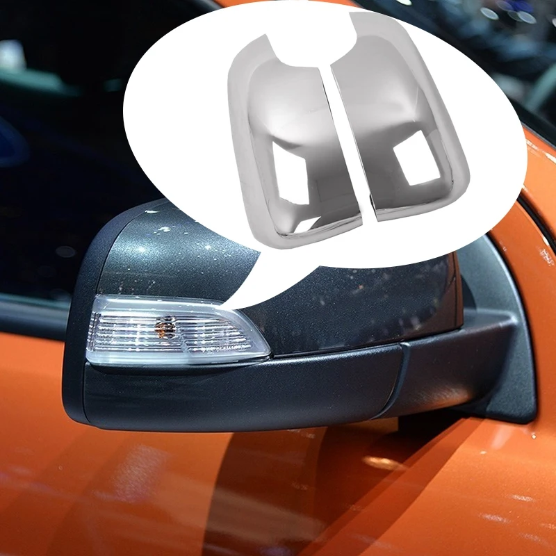 Для Ford Ranger / Everest 2012 2020 ABS хромированный зеркало заднего вида Корпус крышка Кепки