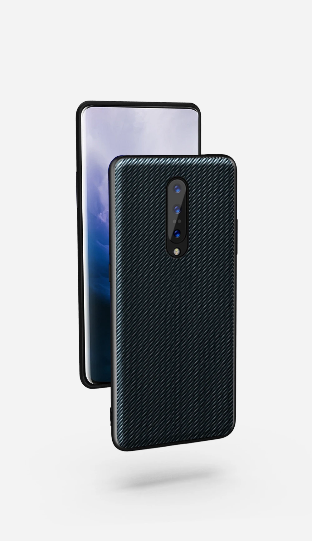 Для ONEPLUS 7 Pro Чехол, предотвращает появление отпечатков пальцев, микрофибра, углеродное волокно, кожа, силиконовый мягкий чехол для ONEPLUS 6T 6 5T 5 7 Pro
